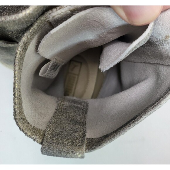 Puma Eskiva Womens Metallic Gold High Top Boxing Shoes Sneakers US 8 UK 5.5 - Picture 13 of 13